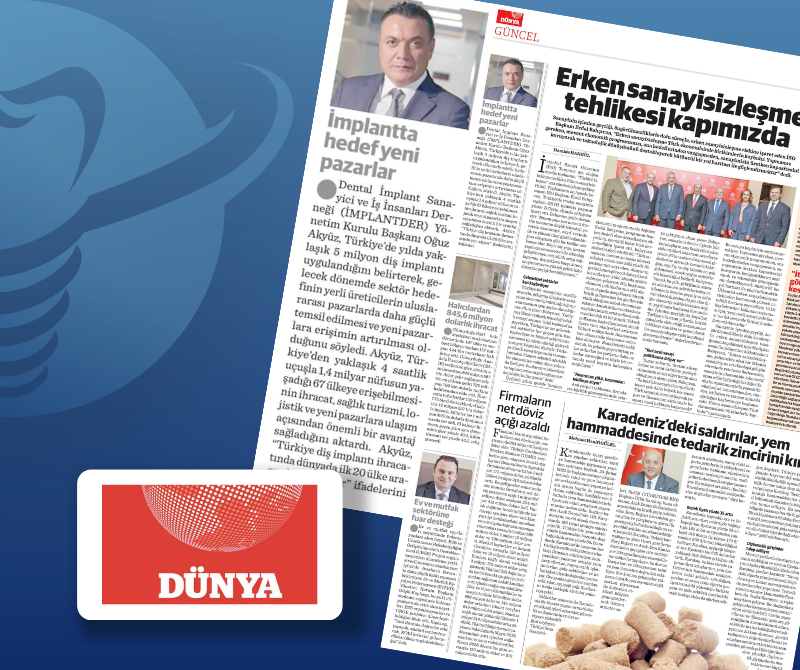 dunya.pressreader.com-İmplantta hedef yeni pazarlar