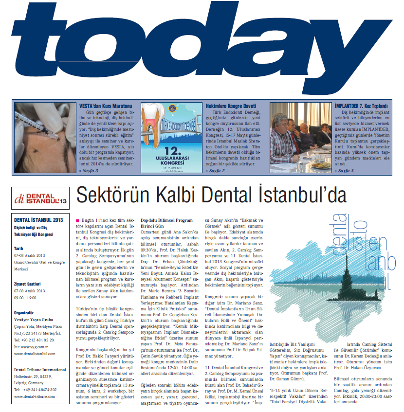 Sektörün Kalbi Dental İstanbulda
