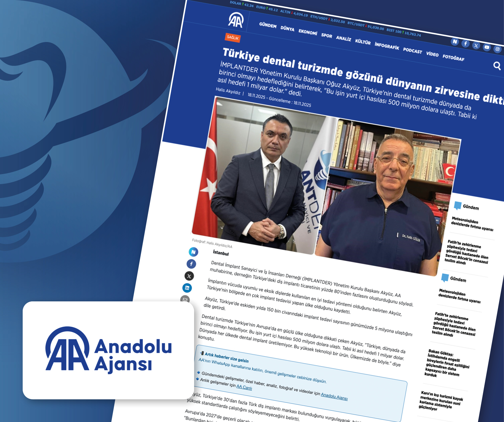 aa.com.tr - Türkiye dental turizmde gözünü dünyanın zirvesine dikti