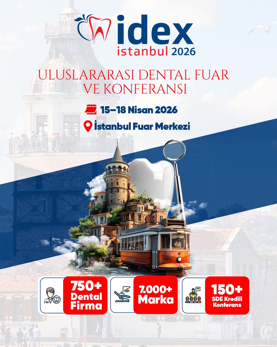 DÜNYA AĞIZ VE DİŞ SAĞLIĞI SEKTÖRÜ 15-18 NİSAN 2026 TARİHLERİNDE İSTANBUL'DA BULUŞUYOR